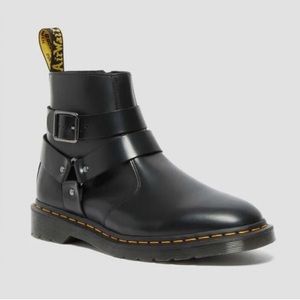 NEW Dr Martens Chelsea Jaimes Harness Leather Biker  Boots Size 7